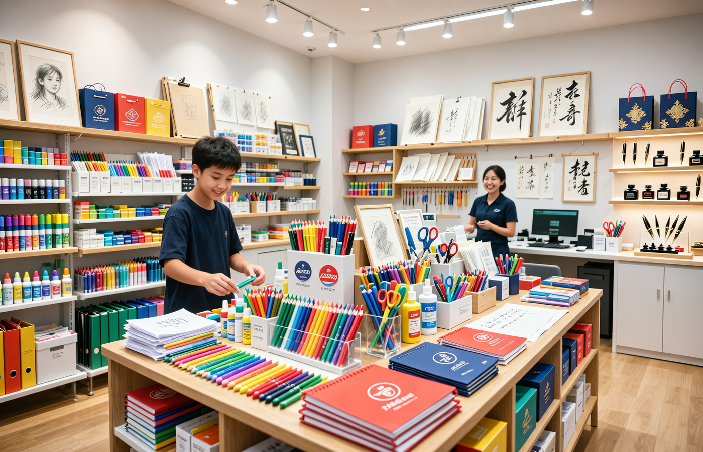 文体用品店图片